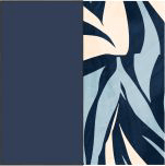 AZUL MONET C/EST. ZEBRA MIX V25