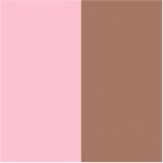 ROSA FLOR C/ MARROM MOCHA MOUSSE