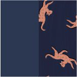 AZUL MONET C/ EST. ONCA ESTRELADA I25