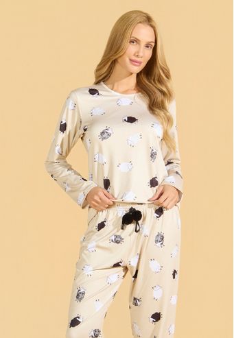 PIjama Longo de Comfort Flanelado