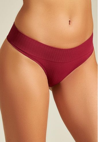 Tanga Canelada Bio sem Costura Recco