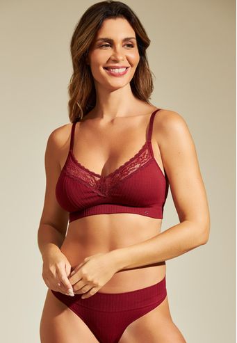 Tanga Canelada Bio sem Costura Recco