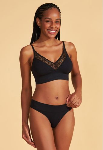 Tanga Canelada Bio sem Costura Recco