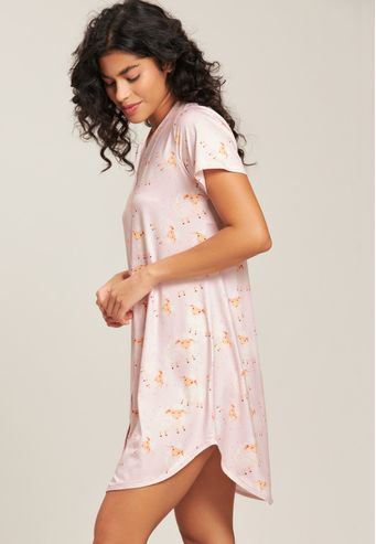 Camisão Baunilha Aberto de Algodão Digital