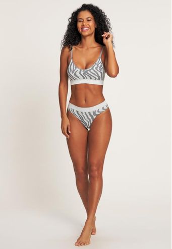 Top Recco Canelado Duplo com Bojo Removível