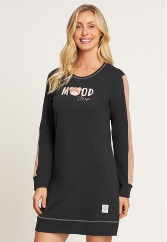 Camisão Recco Manga Longa de Moletinho Pele Comfy