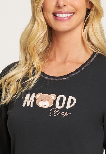 Camisão Recco Manga Longa de Moletinho Pele Comfy