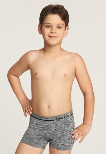 Cueca Recco Infantil Boxer Mescla sem Costura