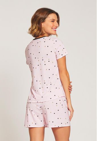 Pijama Recco Curto de Algodão com Elastanao