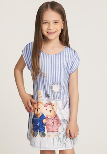 Camisão Recco Infantil de Visco Dry e Viscose Stretch