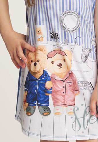 Camisão Recco Infantil de Visco Dry e Viscose Stretch