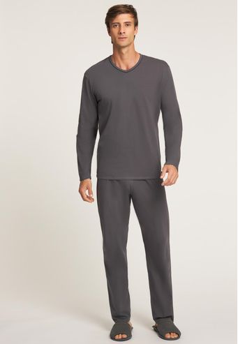 Pijama Recco Longo 100% Algodão