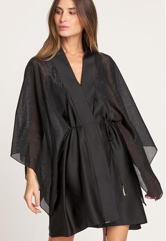 Robe Recco Charmeuse Prime com Crepe Shine
