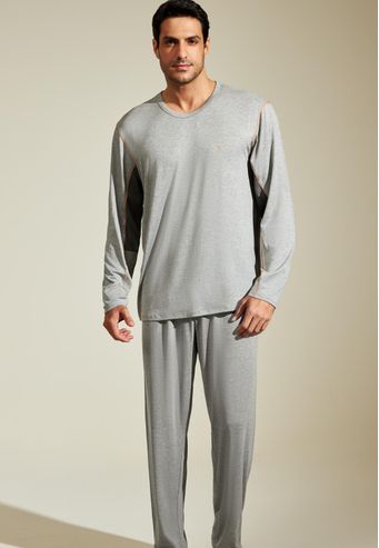 Pijama Recco Longo de Viscose Stretch