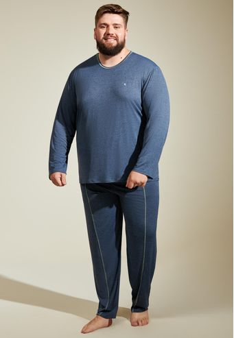 Pijama Recco Plus Size de Microdry