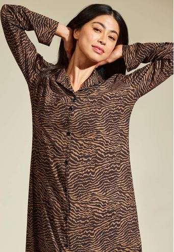 Slip Dress Recco Aberto de SIlk Skin