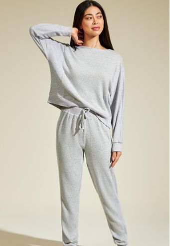 Pijama Recco Longo de Tricot Peletizado