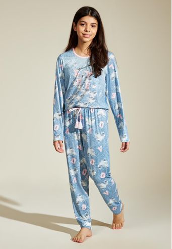Pijama Recco Comprido Juvenil de Visco Skin