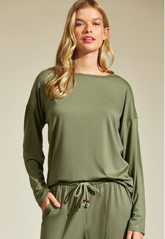 Pijama Recco Longo de Viscose Stretch