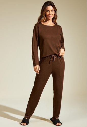 Pijama Recco Longo de Viscose Stretch
