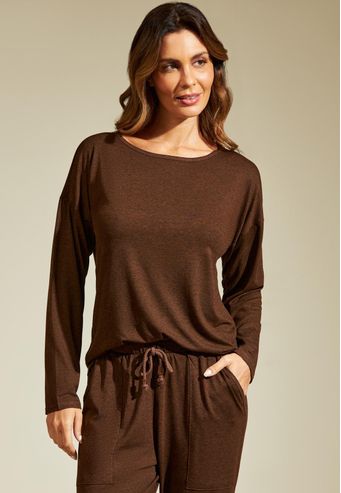Pijama Recco Longo de Viscose Stretch