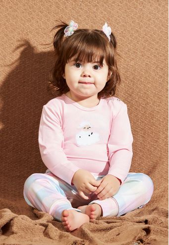 Meu Primeiro Pijama Recco de Viscose e Comfort Flanelado