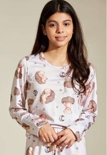 Pijama Recco Infantil de Comfort Flanelado