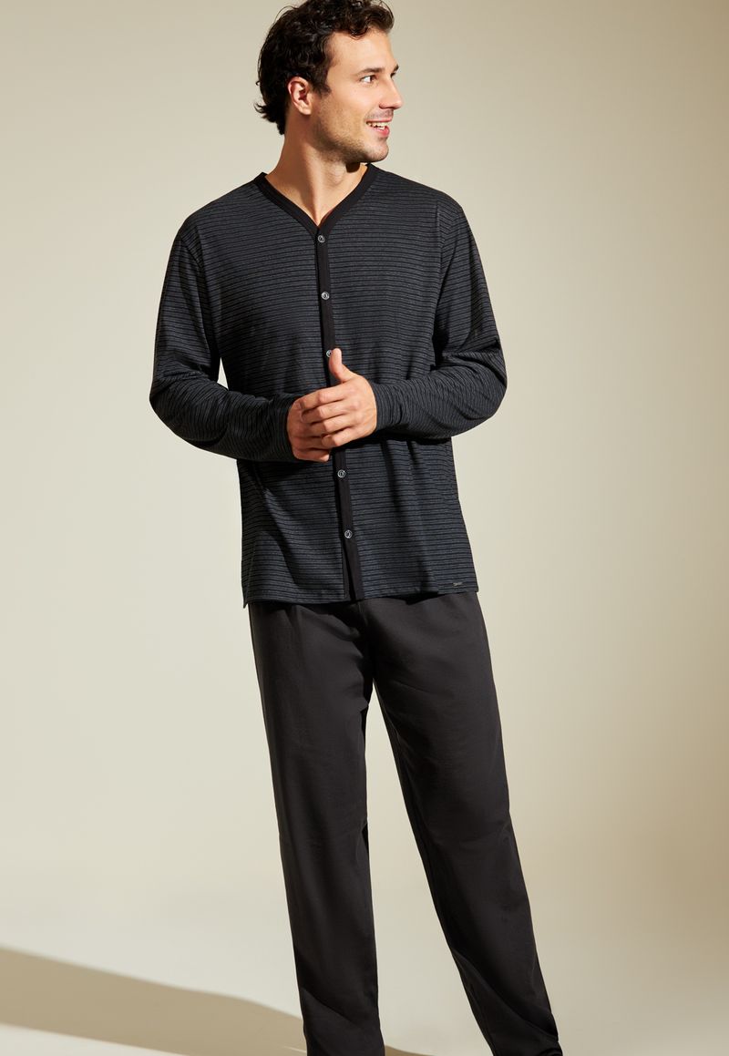 Pijama Recco de Malha Listrada e 100% Algodão -17097-20228_01