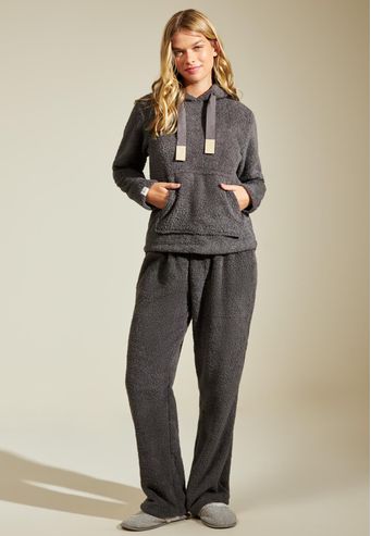 Pijama Recco Longo de Tricot Felpudo