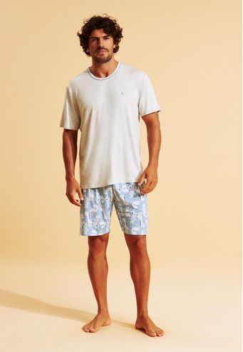 Pijama Recco de Viscose Stretch Digital