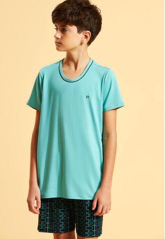 Pijama Recco Juvenil de Viscose Stretch e Digital