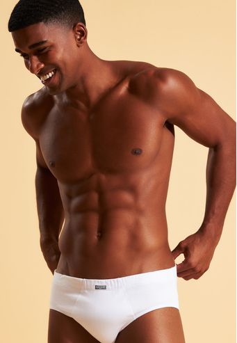 Cueca Recco Slip de Algodão com Elastano
