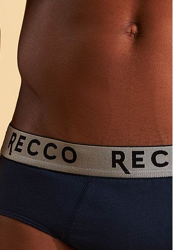 Cueca Recco Slip de Algodão com Elastano
