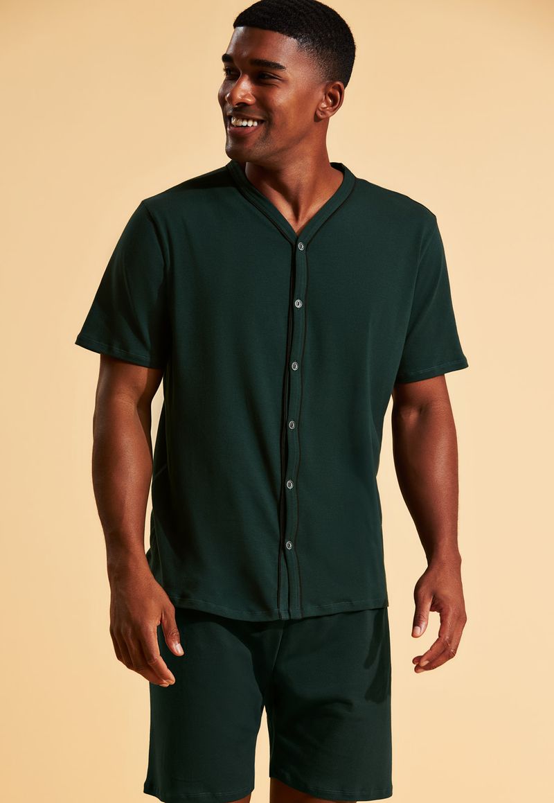 Pijama Recco Aberto de Algodão com Elastano -17507-18729_01