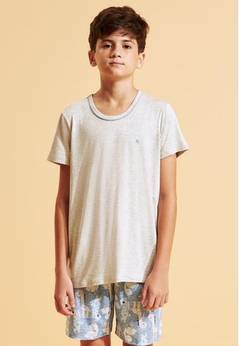 Pijama Recco Infantil de Viscose Stretch e Digital