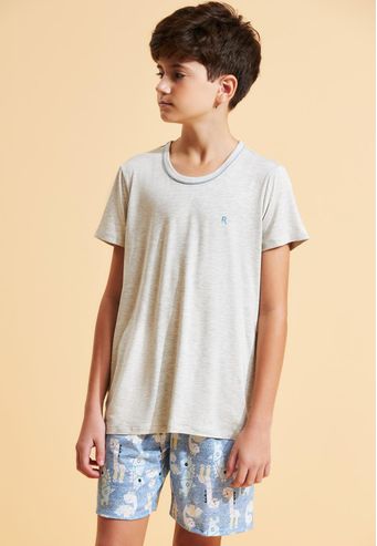 Pijama Recco Juvenil de Viscose Stretch e Digital