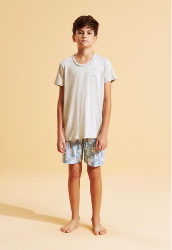 Pijama Recco Juvenil de Viscose Stretch e Digital