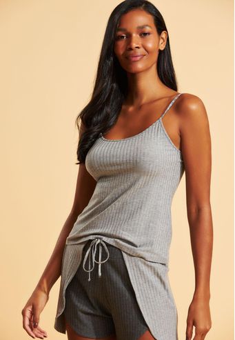 Shortdoll Recco de Viscose Canelado