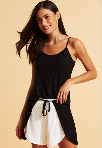 Shortdoll Recco de Viscose Canelado