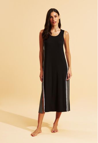 Slip Dress Recco de Viscose Stretch