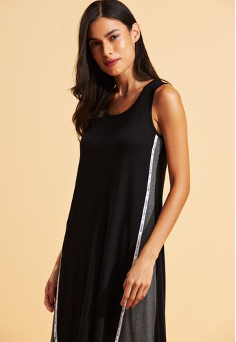 Slip Dress Recco de Viscose Stretch