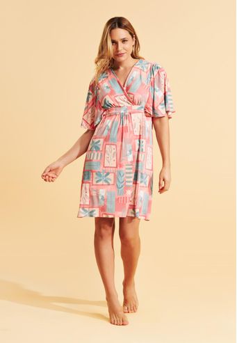 Caftan Recco de Microfibra