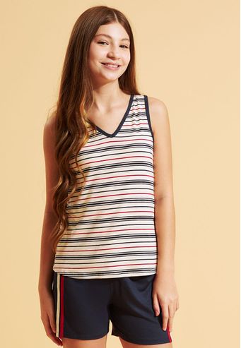 Pijama Recco Infantil de Viscoflex e Viscose Stretch