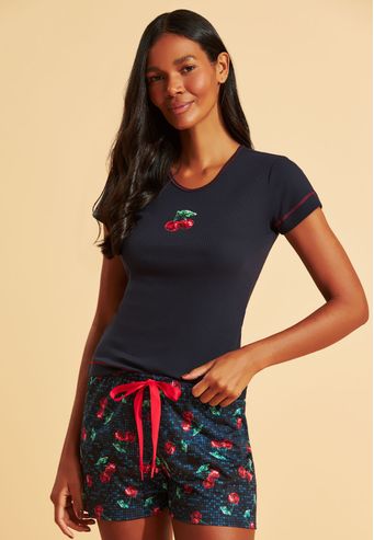Pijama Recco Manga Curta de Bionature e 100% Algodão