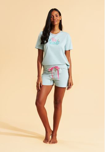 Pijama Recco Curto 100% Algodão
