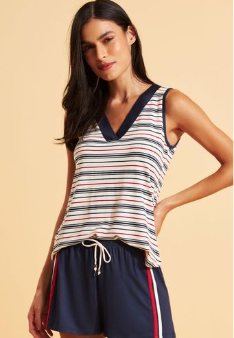 Pijama Recco de Viscoflex e Viscose Stretch