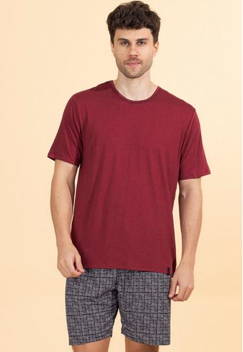 Pijama Recco Masculino de Viscose