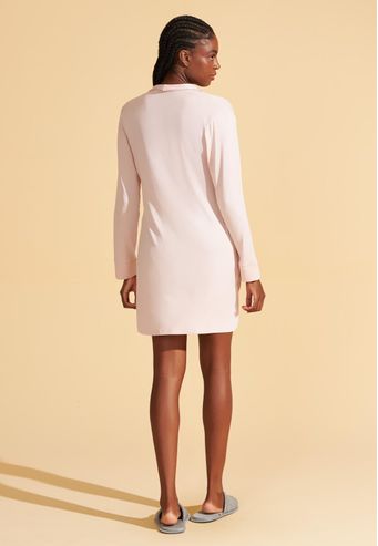 Slip Dress Recco Aberto de Viscose Stretch