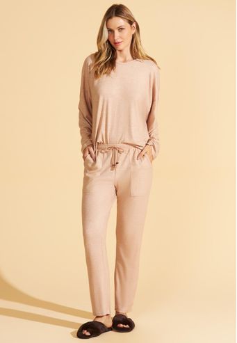 Pijama Recco Longo de Tricot Light