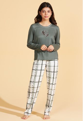 Pijama Recco Longo Juvenil de New Skin